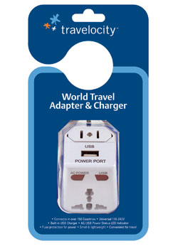 Beanstalk: World Travel Adapter & Charger