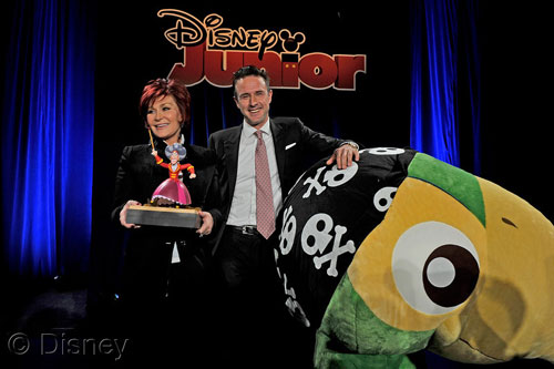 Disney Junior: Sharon Osbourne and David Arquette