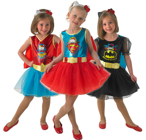 Hello Kitty / DC Comics Super Heroes Costumes