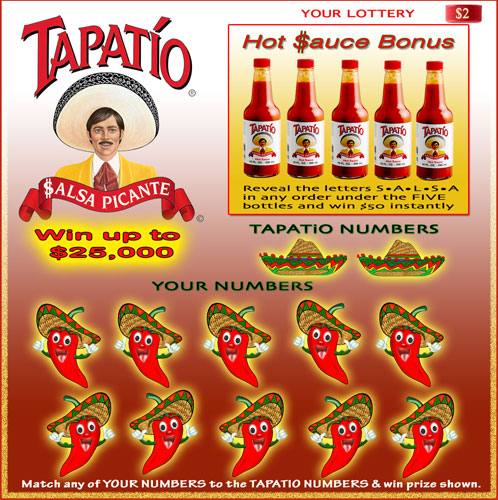 Tapatío Lottery Scratcher