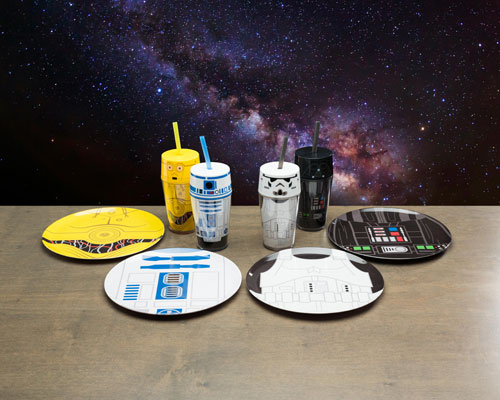 Star Wars Plates and Tumblers