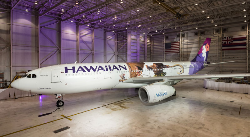 Hawaiian Airlines Moana Plane