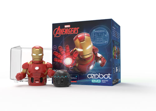 Ozobot - Evo Marvel Action Skin Master Pack Iron Man
