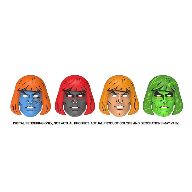 SDCC Masters of the Universe Masks (4-pack) from Mattel