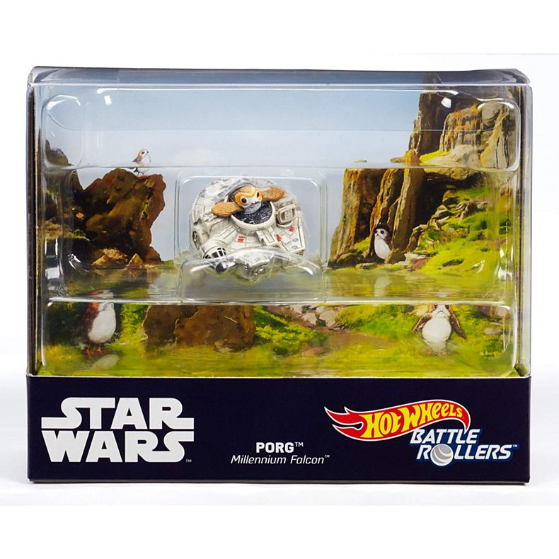 SDCC Hot Wheels Star Wars Porg Millennium Falcon from Mattel