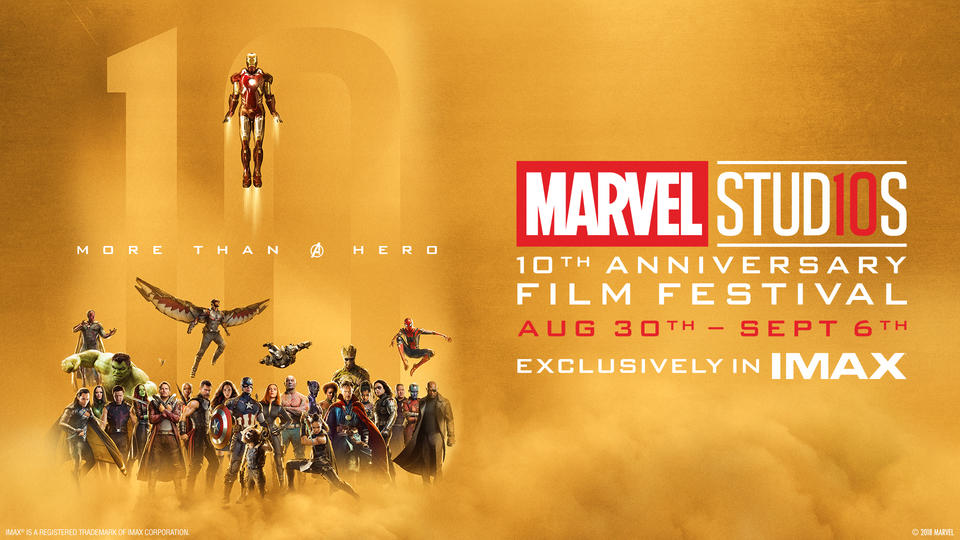 marvel 10th anniversary film festival