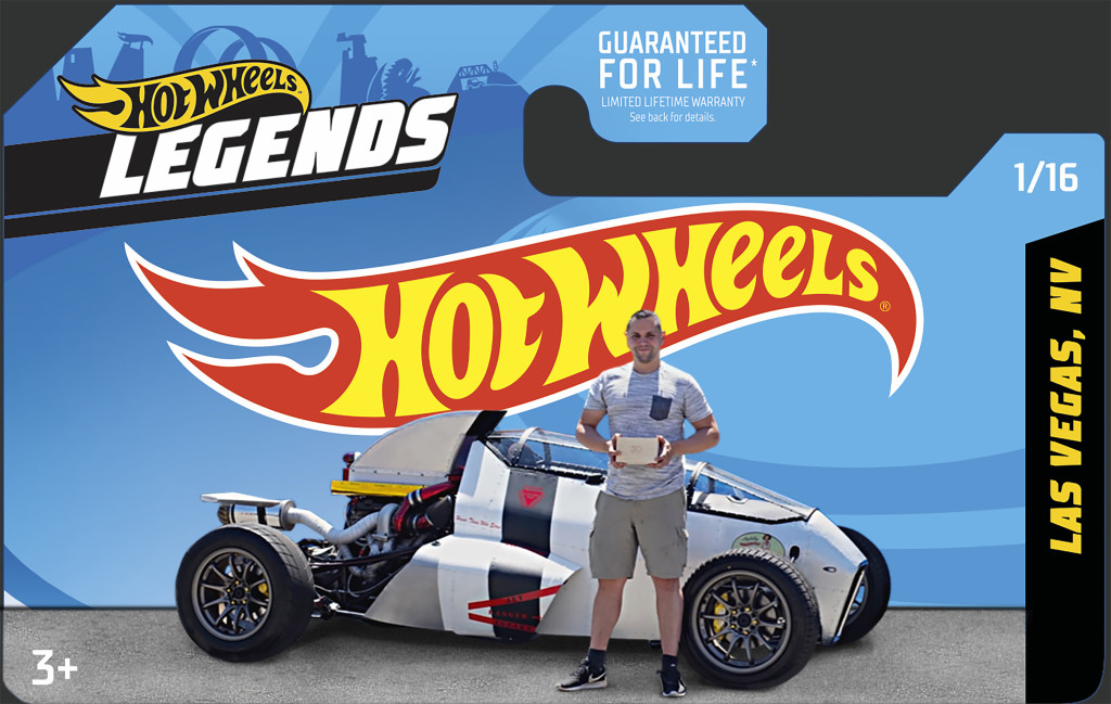 At SEMA Auto Show in Las Vegas, Hot Wheels unveiled Luis Rodriguezs custom 2JetZ as the winner of the first Hot Wheels Legends Tour. The 2JetZ will be immortalized as a die-cast toy car and sold in 2019.