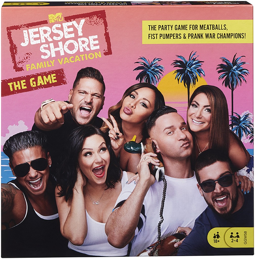 jersey shore family vacation board game