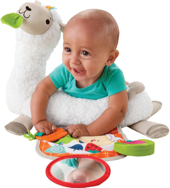 Fisher-Price-Llama-Grow-with-Me-Tummy-Time-Pillow