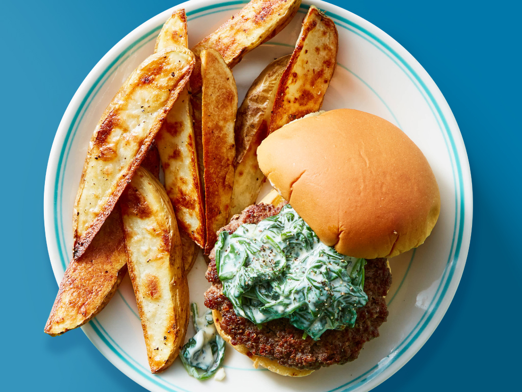 dinnerly-popeye-Wimpy-Creamed-Spinach-Burger