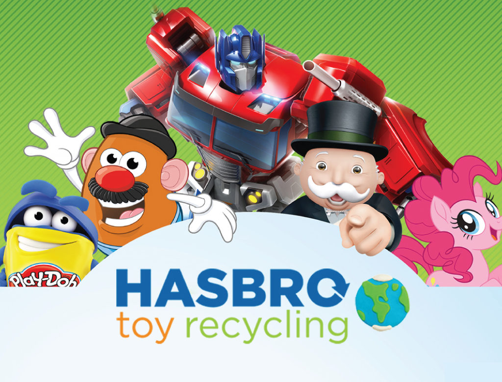 Its its toy. Hasbro Toys. Recycling Toys. Слоган Хасбро геймс. Эта программа представлена фирмой Hasbro.