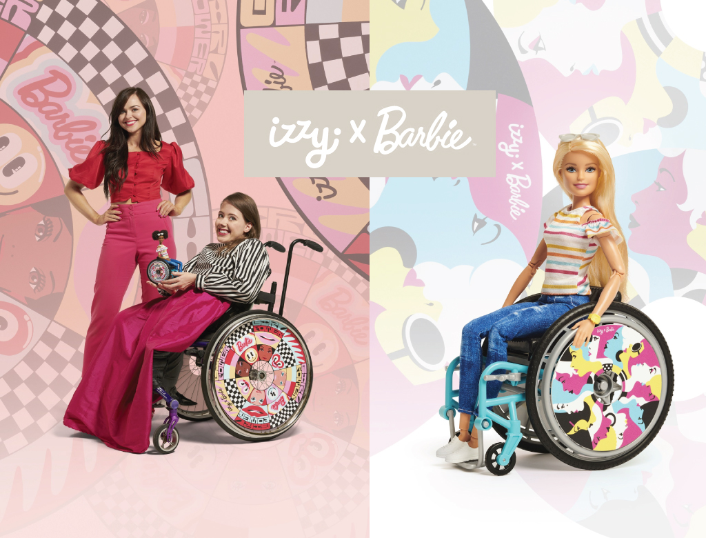 Barbie Teams with Izzy Wheels for Wheelchair Accessories