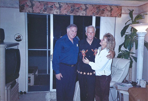 Jay Horowitz with Evel Knievel and his wife Krystal Knievel