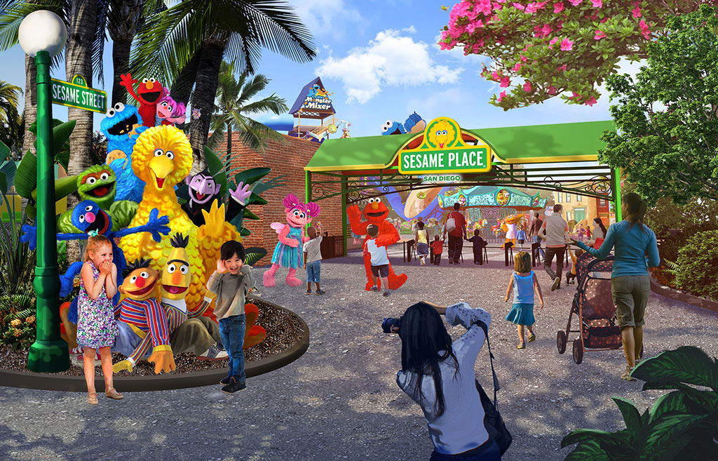 Sesame Place San Diego Entrance Rendering