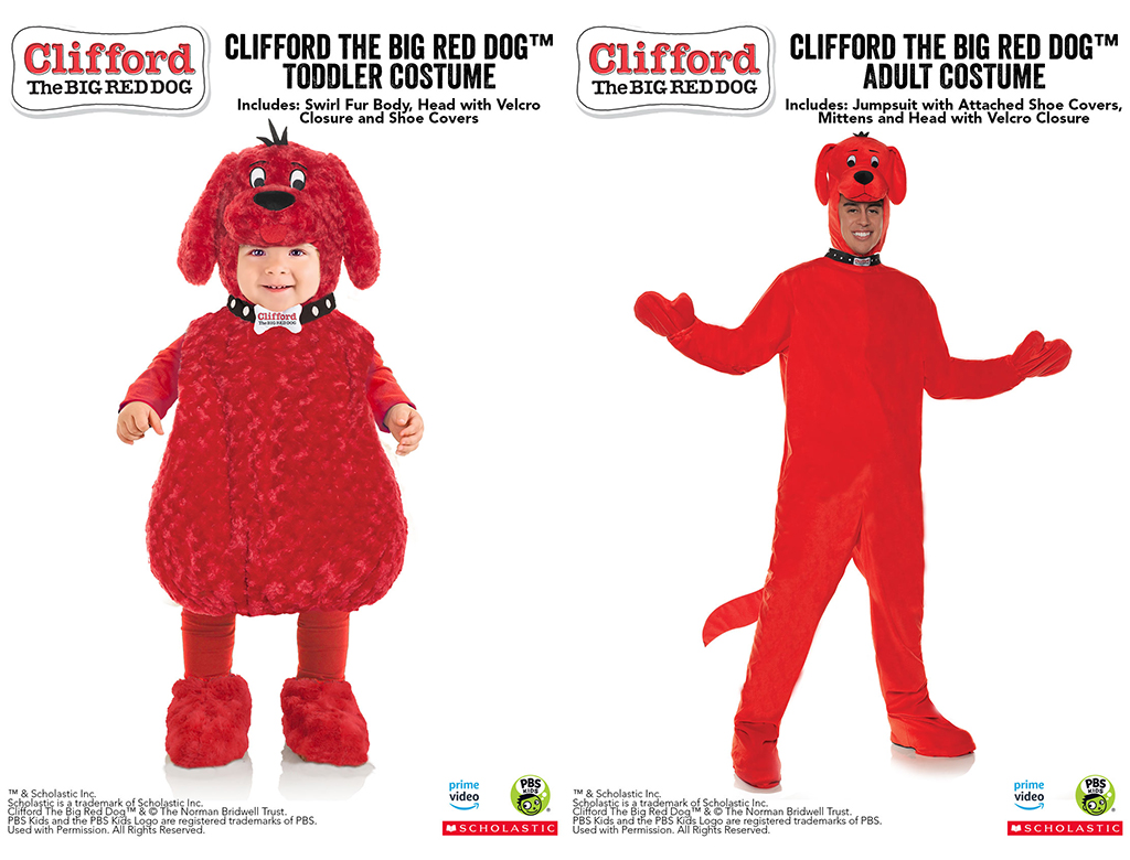 Underwraps Brings Clifford the Big Red Dog Costumes to Market aNb