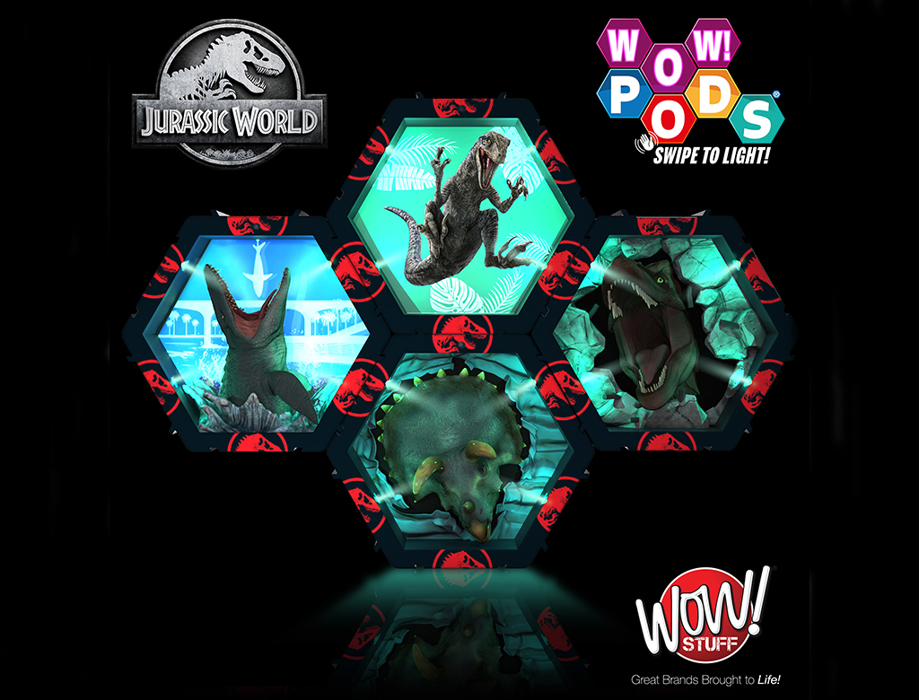 wow! stuff jurassic world pods