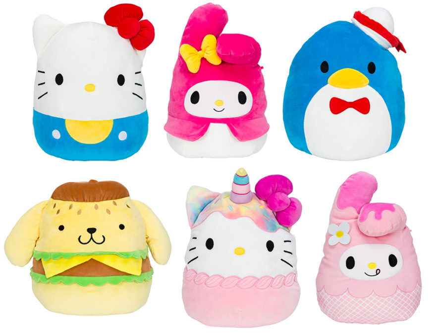 thumbnail image 2 of Squishmallows Hello Kitty Tuxedosam Sam Milkshake 12 Plush Sanrio... 2 of 9