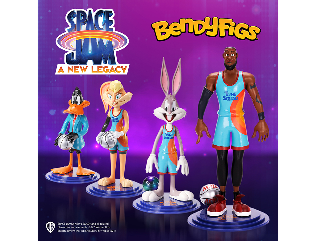 the noble collection-space jam bendyfigs