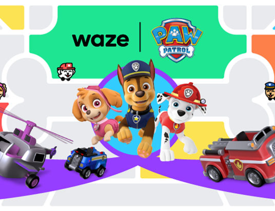 waze x paw patrol