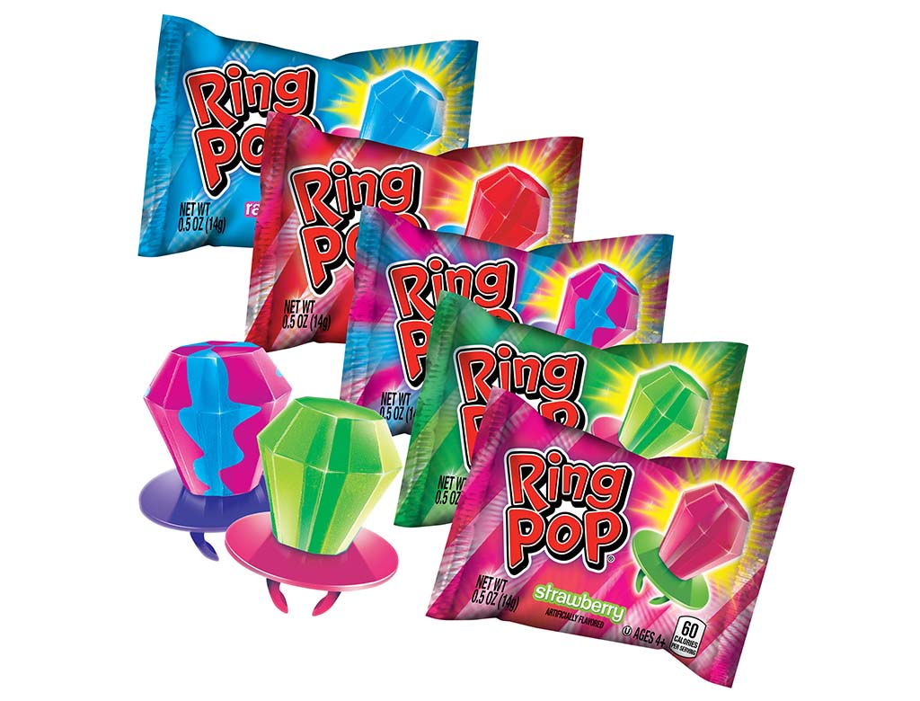 Ring Pop® Blue Raspberry Hard Lollipop Candy | Michaels