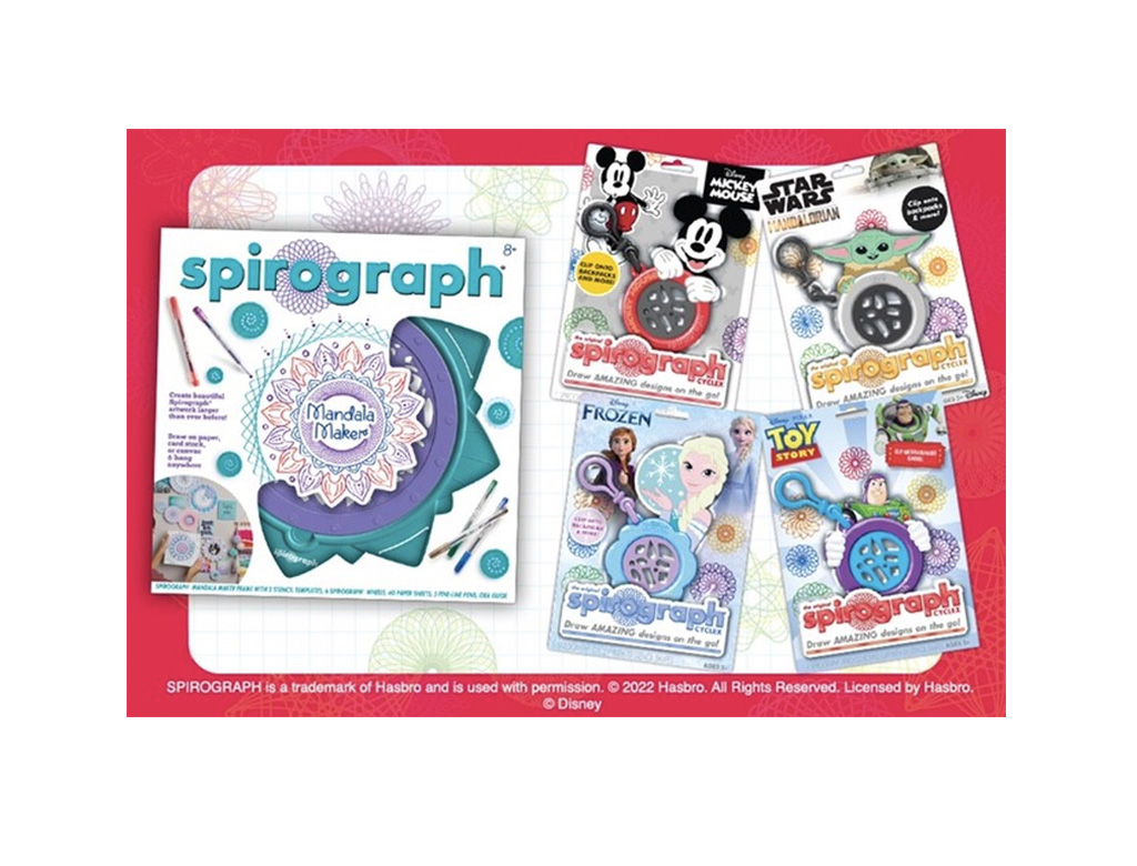 The Original Spirograph Kit with Markers from PlayMonster - Ages 8+ 