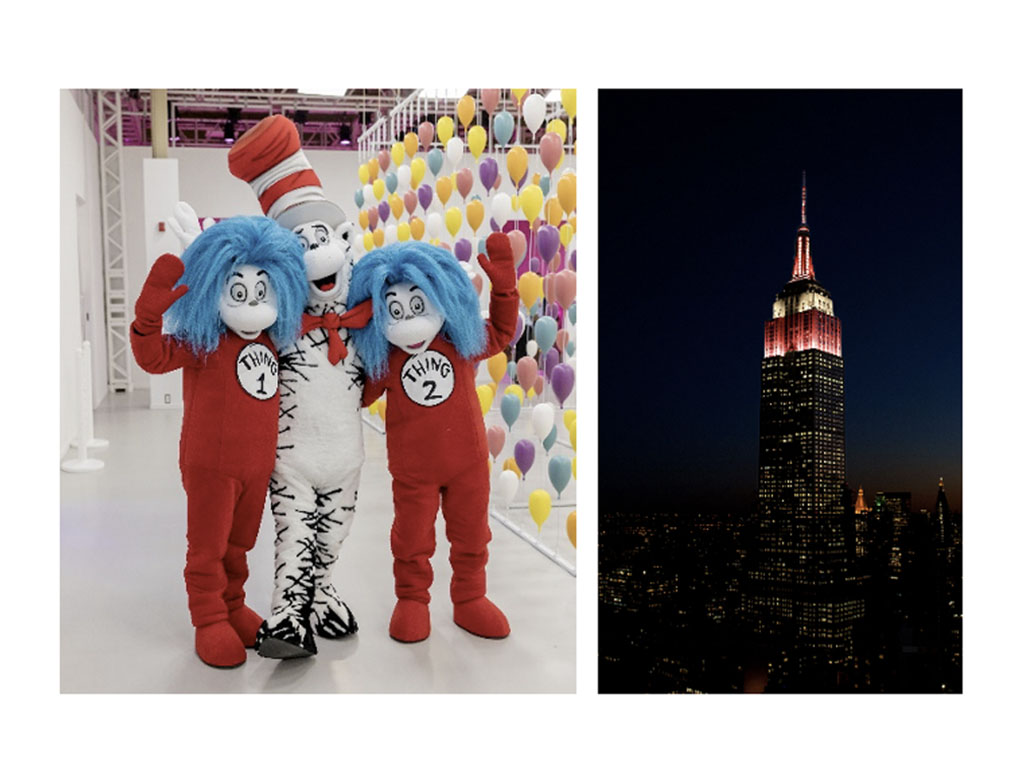 Empire State Cat in the Hat Thing 1 Thing 2