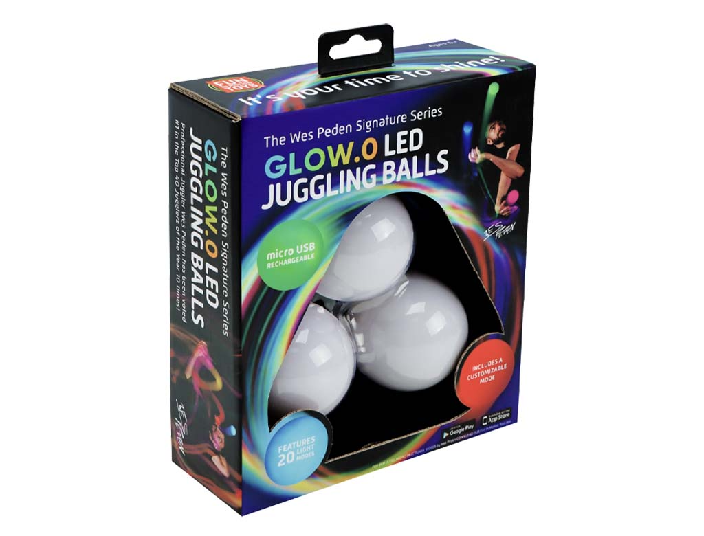 Wes Peden Glow.0 Juggling Balls Fun in Motion