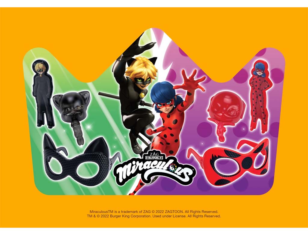 Burger king miraculous toys