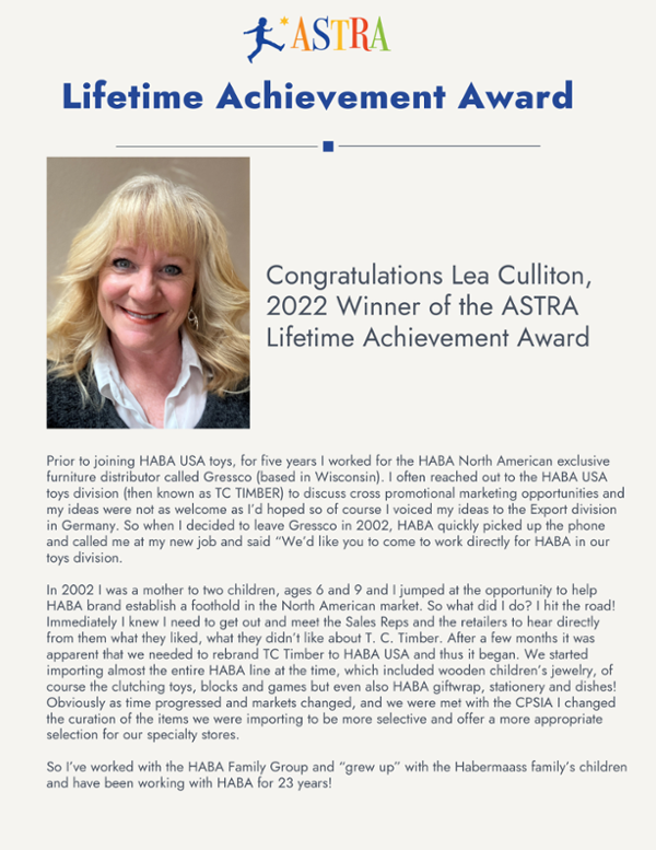 ASTRA 2022 Excellence and Lifetime Achievement Award 3