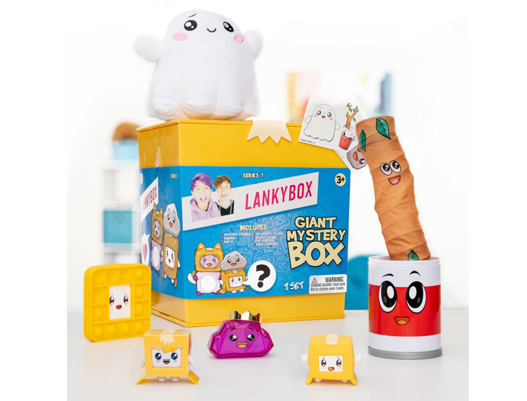  LankyBox Giant Foxy Mystery Box Foxy Mystery Box with 10  Exciting Toys to Discover Inside, Officially Licensed Merch : Toys & Games