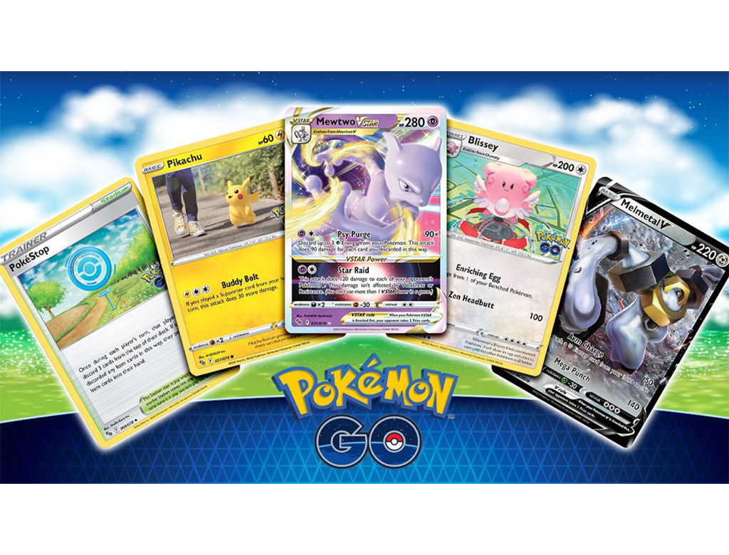  Pokémon TCG Pokémon GO Mewtwo V Battle Deck (60 Cards, Ready to  Play) : Toys & Games