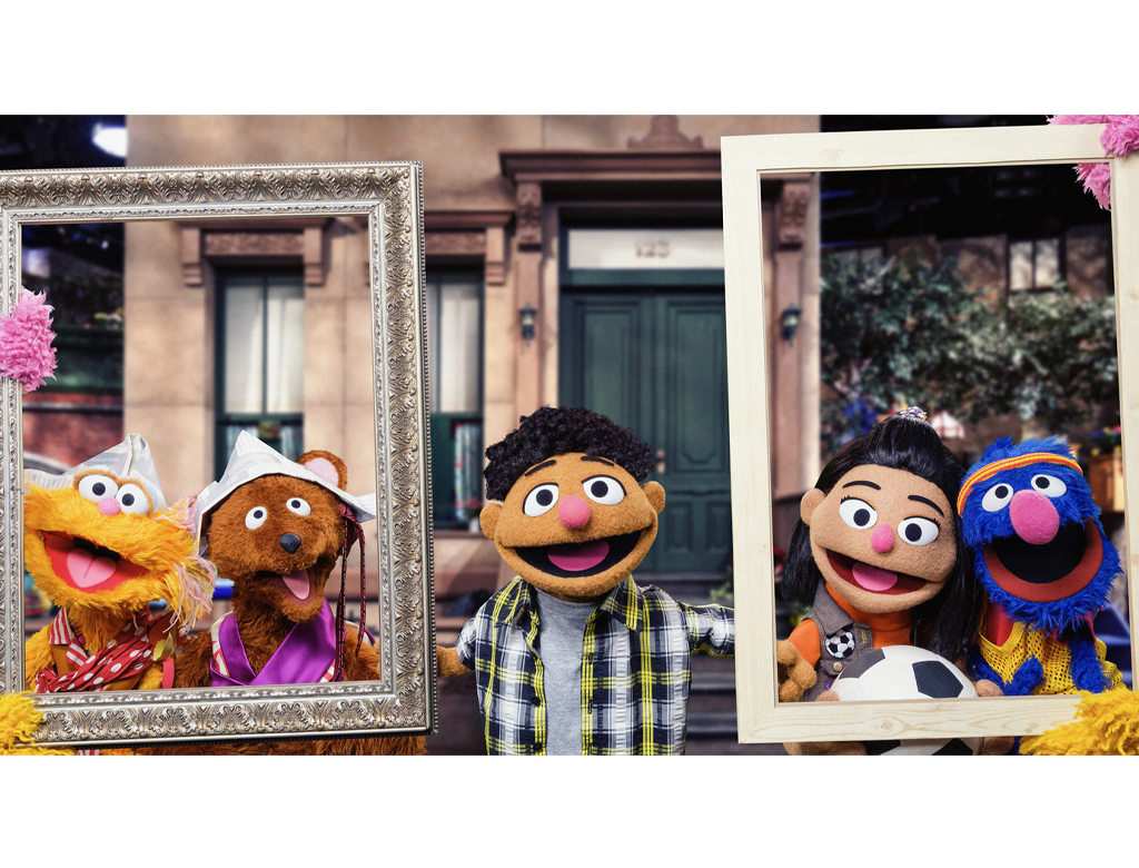 Tamir on the Street Sesame Workshop