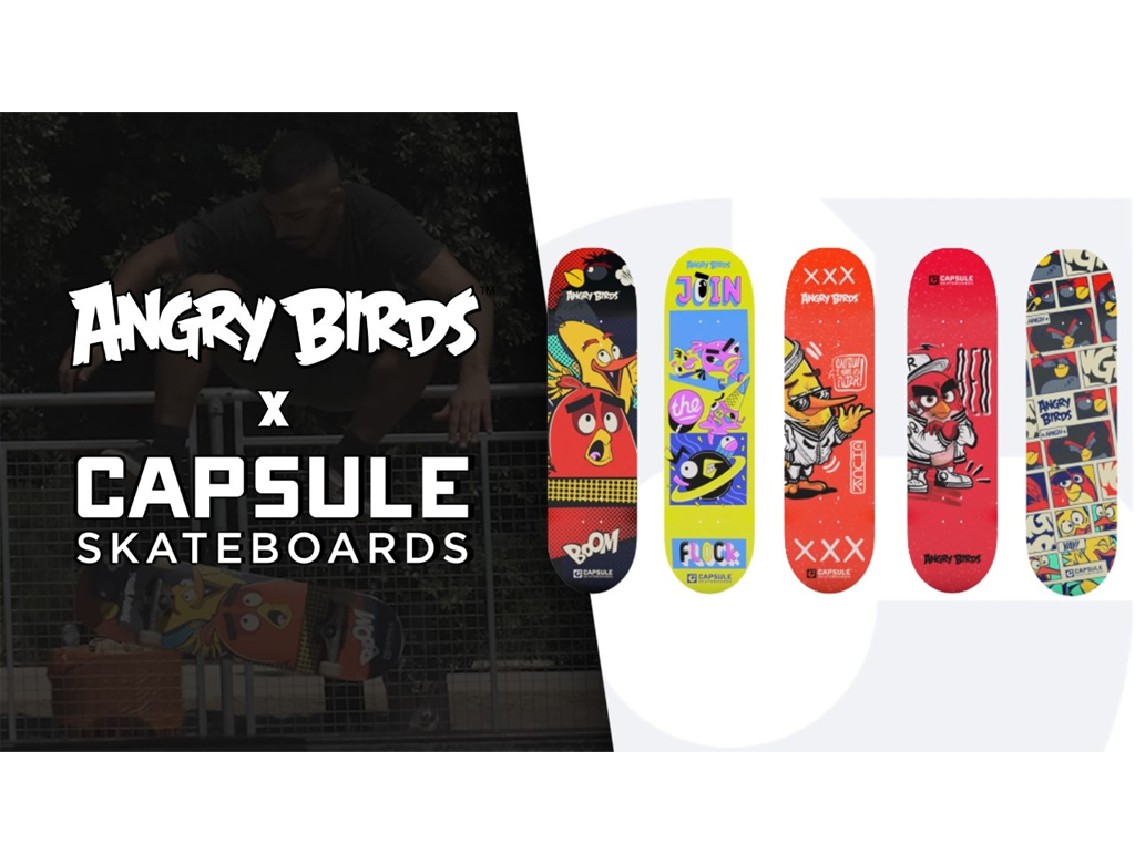 Angry Birds Capsule Skateboards