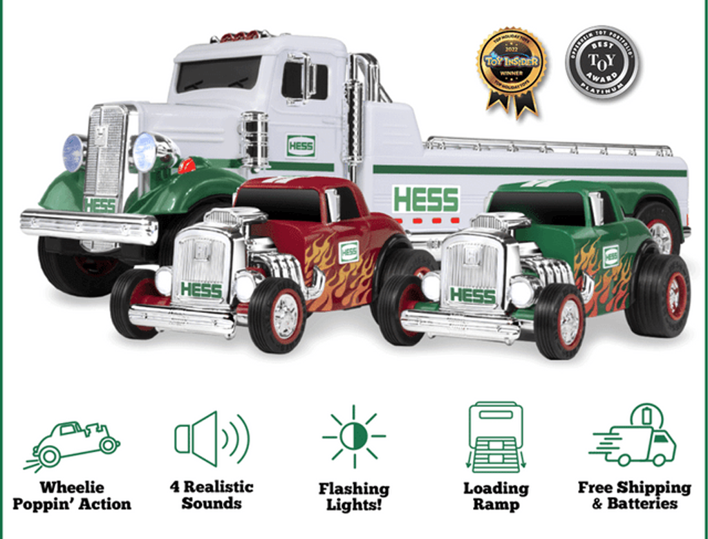 Orders Now Open for 3-IN-1 Hess Flatbed Truck with Hot Rods