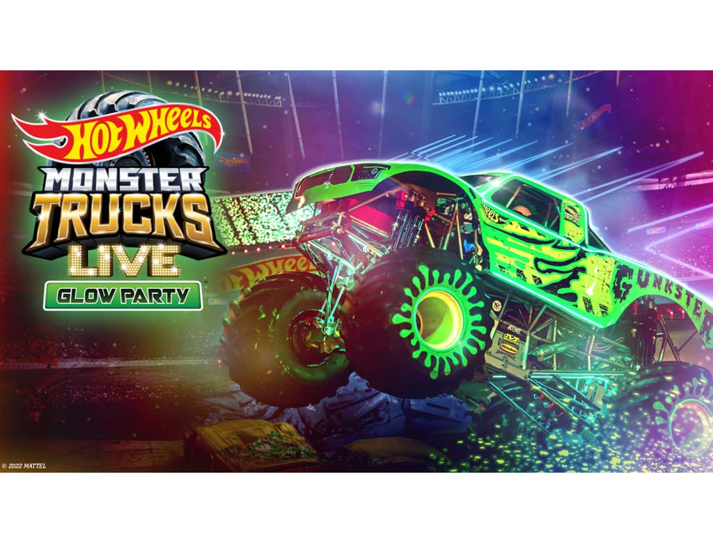 HOT WHEELS GLOW PARTY MONSTER TRUCKS LIVE*¨