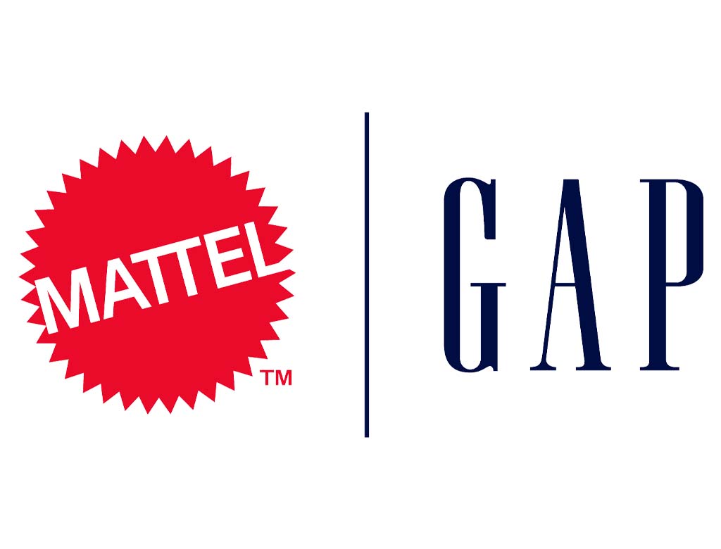 Mattel Gap logos