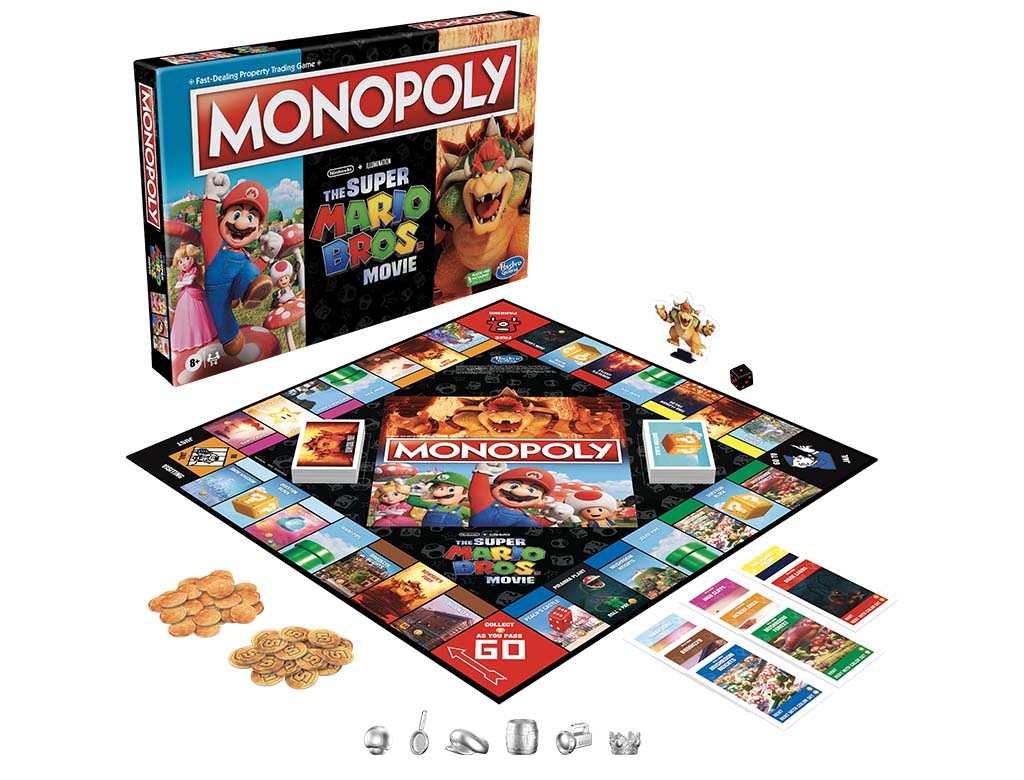 Super Mario Bros Monopoly Movie Hasbro