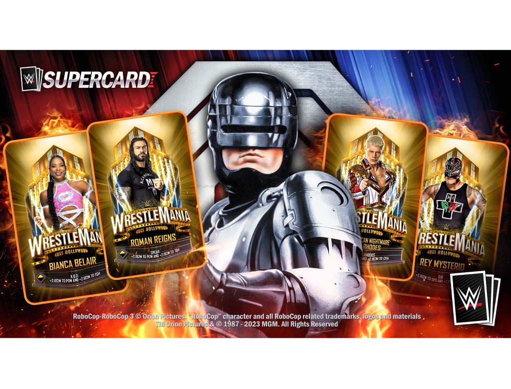 SuperCard WWE MGM RoboCop