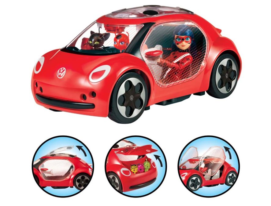 New Miraculous Movie Volkswagen eBeetle from Playmates Toys Launches