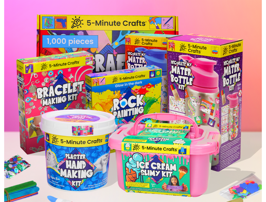 Walmart Debuts DIY Kits from TheSoul Publishing's 5Minute Crafts aNb
