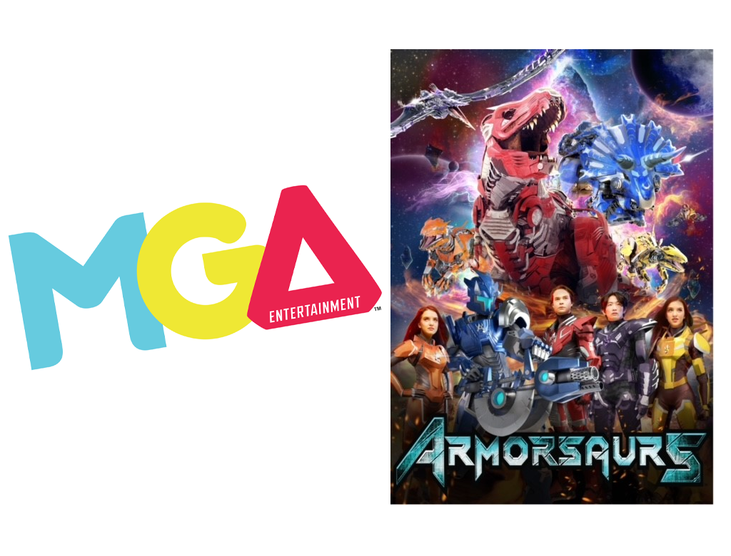 MGA & CAKE, MGA Studios의 “Armorsaurs” 시리즈에 대한 다년 배급 계약 체결