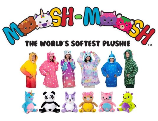 moosh-moosh hooded blankets starlight buddies