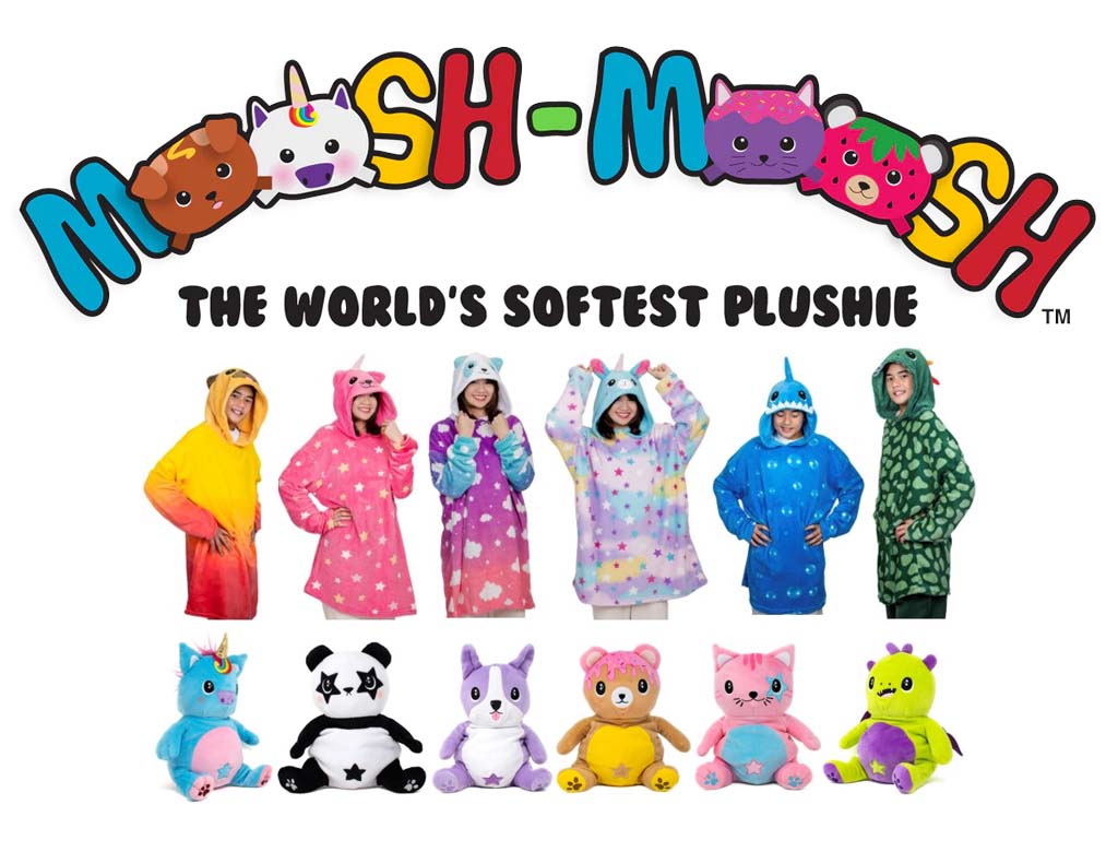 moosh-moosh hooded blankets starlight buddies