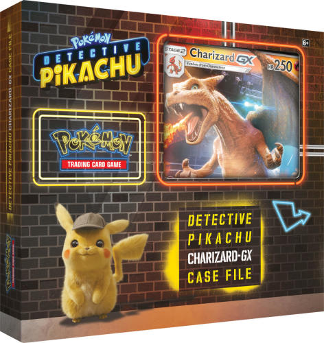 POKEMON Detective Pikachu TCG Charizard-GX Case File