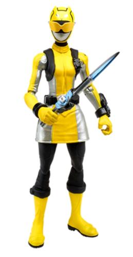 POWER RANGERS BEAST MORPHERS Yellow Ranger 6” BASIC FIGURE