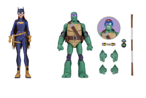 Batman vs. Teenage Mutant Ninja Turtles Batgirl Donatello Two-Pack 